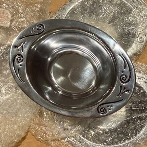 Lenox Spyro Metal Serveware Dipping Bowls Set